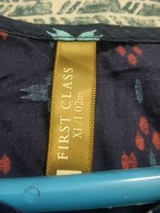 Women&#39;s Navy Blue Kurta Set
