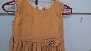 “Sisters Dress Combo – Green &amp; Light Brown Frocks