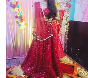 Mirror Work Lehenga