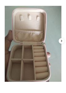 Pink Portable Jewelry Box