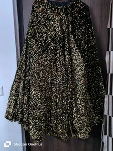 Black Shimmer Lehenga Choli