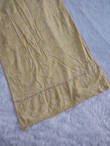 Yellow Straight Kurti