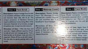 Skin brightening silver facial kit