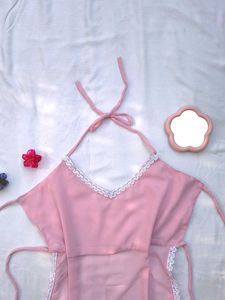 Dreamy halter backless Short kurti 🌷