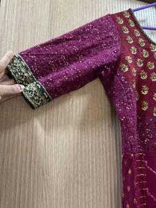 Elegant Ethnic top and plazzo