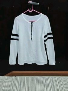 White Long Sleeve Top