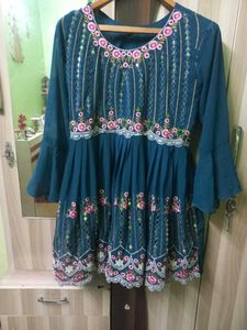 Elegant Kurta Set blue
