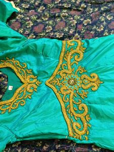 Elegant Turquoise Saree