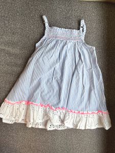 Cute Striped Glow In Dark Neon Lights Dress