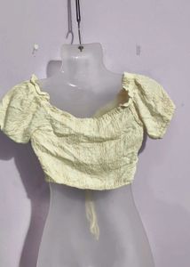 Cute Tie-Front Crop Top