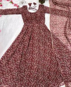 Beautiful Anarkali Gown Set Xxl