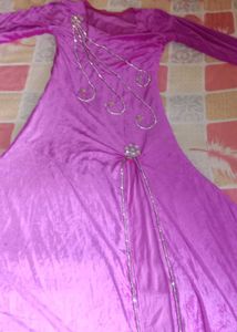 Elegant Purple Ethnic Gown