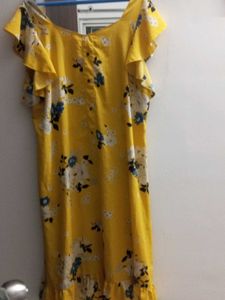 Floral Yellow Dress