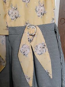 Girls Yellow Floral Dress