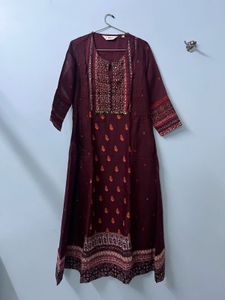 Elegant Maroon Kurta ❤️only For 299/-