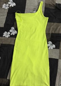Neon One Shoulder Dress