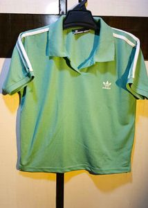 Adidas Green Polo T-Shirt
