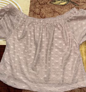 Off-Shoulder Lace Top