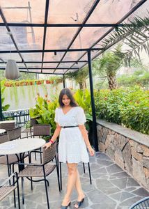 Chic White Mini Dress