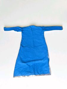 Blue Embroidered Kurta