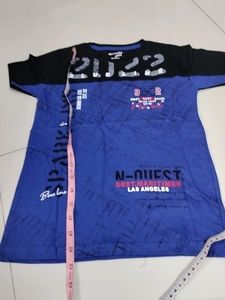 Blue With Black Kids Trowser Set