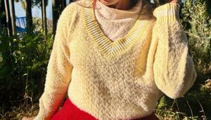 Cozy Knit V-Neck Sweater