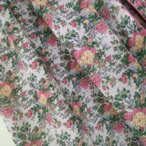 Vintage Floral Print Dress