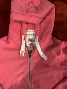 Superdry Pink Orignal Zip-Up Hoodie