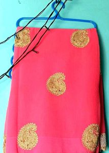 Elegant Pink Saree