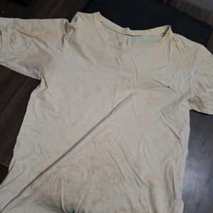 Normal Off White Tshirt M Size