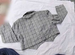 Plaid Cropped Blazer