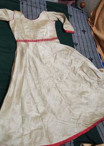 Rose Embroidery Party Wear Gown