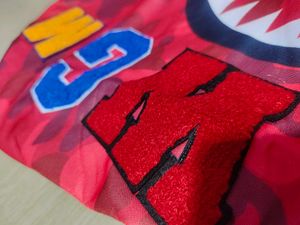 New Bape Red Camo Shark Hoodie