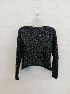 ORIGINAL H&amp;M BRANDED BLACK SEQUENCE SHRUGS