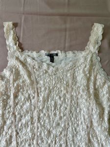 Ivory Lace Top