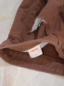 Brown Wide Leg Jeans