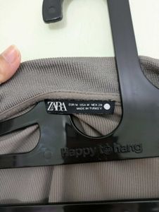 Zara Fitted Ripped Polo Top