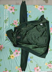 Green Zip-Up Hoodie