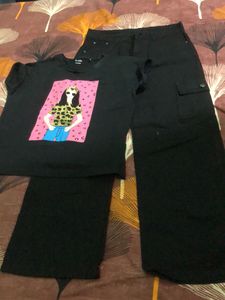 New Cargo Pant With T-shirt ..