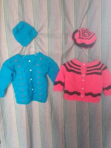 Cute Knitted Baby Outfit