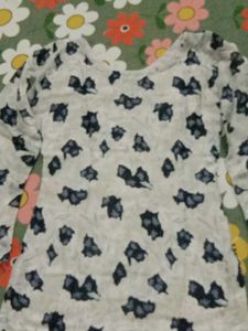 Floral Print Kurta