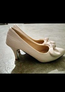 Cream Heel DressBerry  Ballerinas