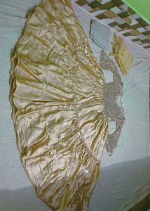 Butterfly Gown With Laggie & Dupatta