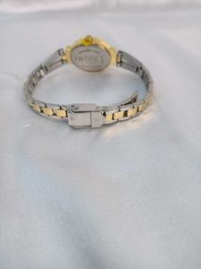 Titan Quartz Analog Silver Dial Two Toned Stainles