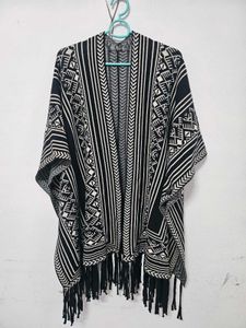 Boho Chic Fringe Poncho