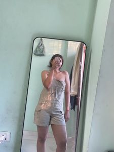 Cute Khaki Playsuit