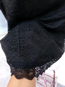 Black Lace Tank Top