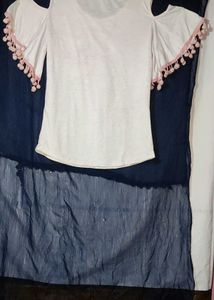 Floral Cold Shoulder Top
