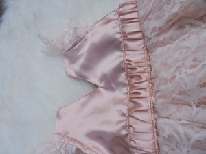 Cute Pink Lace Baby Dress