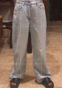 H&amp;M High Waist Baggy Jeans